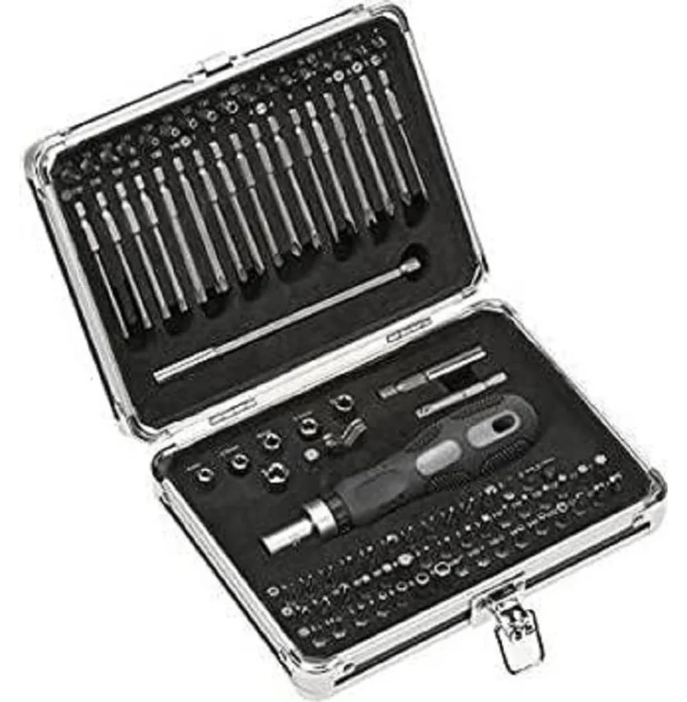 Coffret kwb 106800 avec 63 embouts de tournevis magnétiques et variés