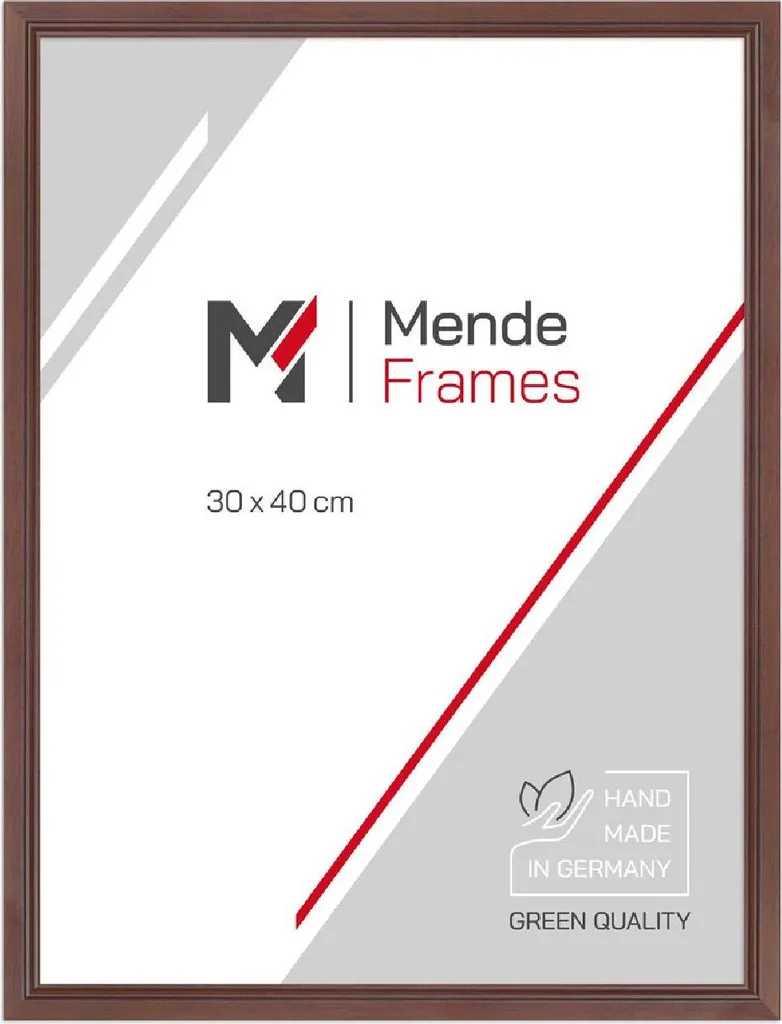 Cornice A2 Legno Nocciola 42x59,4 MendeFrames H007 | Design Minimal