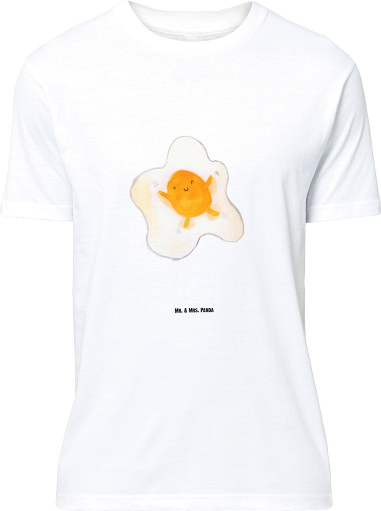 Mr. & Mrs. Panda Größe XL T-Shirt Spiegelei Ei - Weiß - Geschenk, Tshirt, Liebe, Tag, Schön, mit Spruch, Lustige Sprüche, Shirt, Glücklich