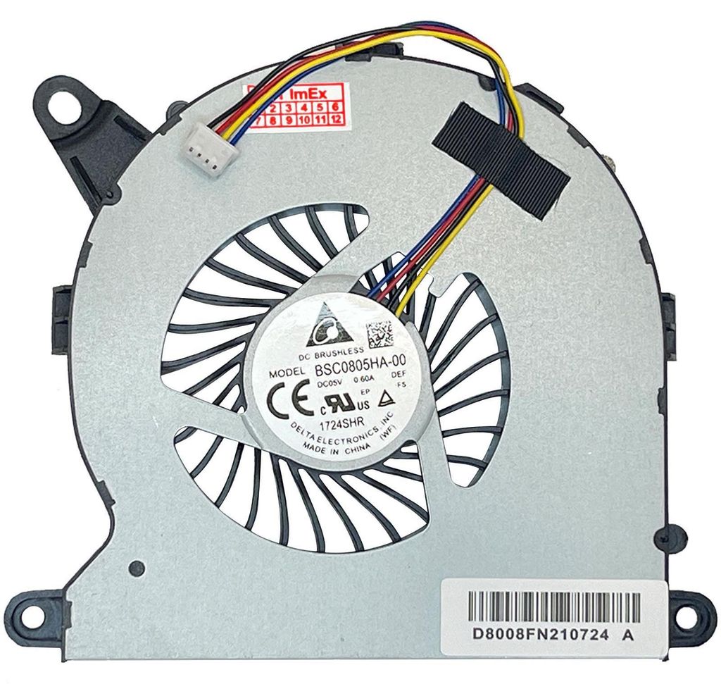 CPU Lüfter Kühler 4-Pin stecker FAN cooler für M.2 Dual Hard disk Microcomputer Mainframe Intel NUC NUC8i3BEH