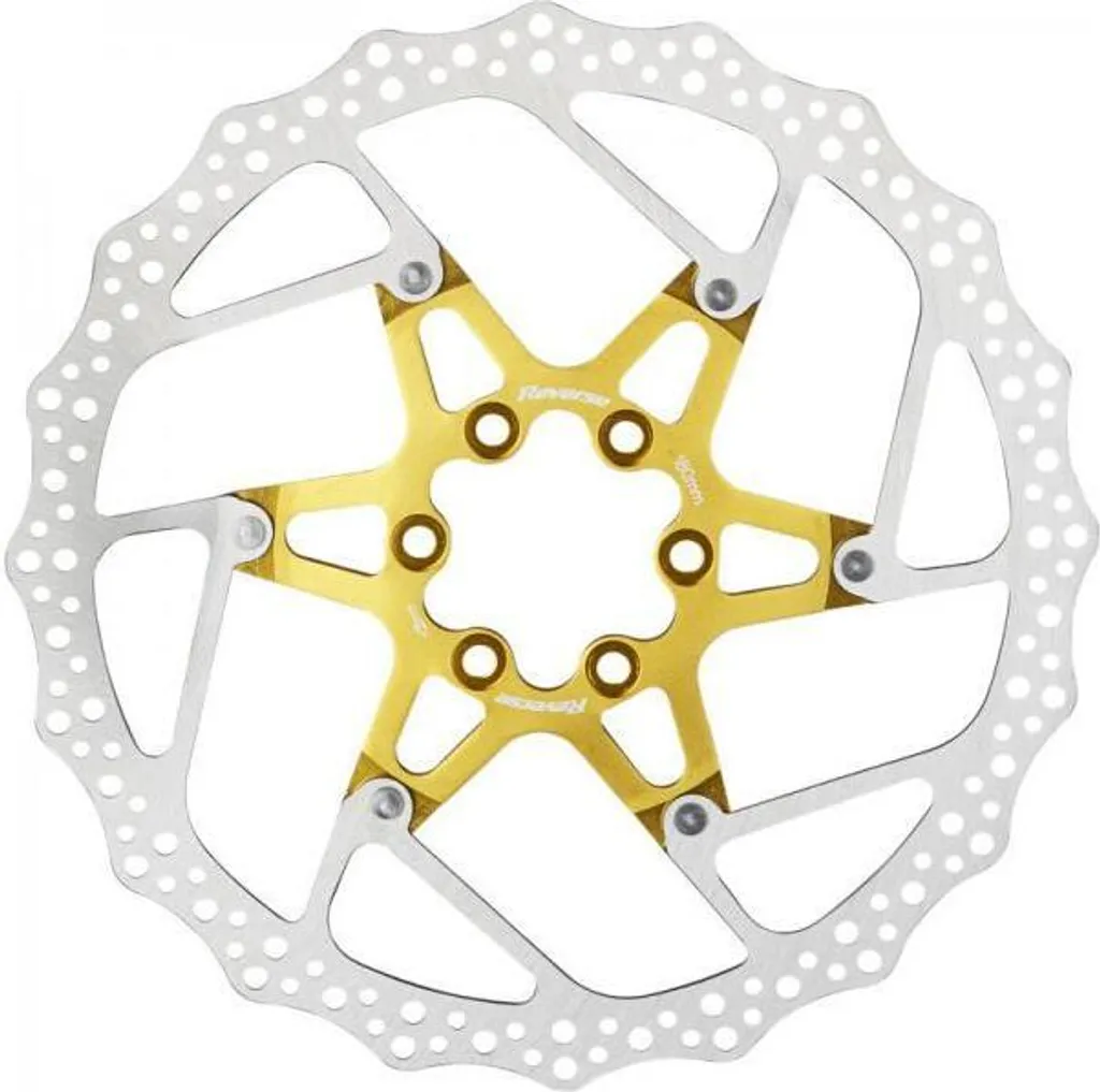 Disque inversé 180 or 6 trous 02137 pour freinage VTT performant