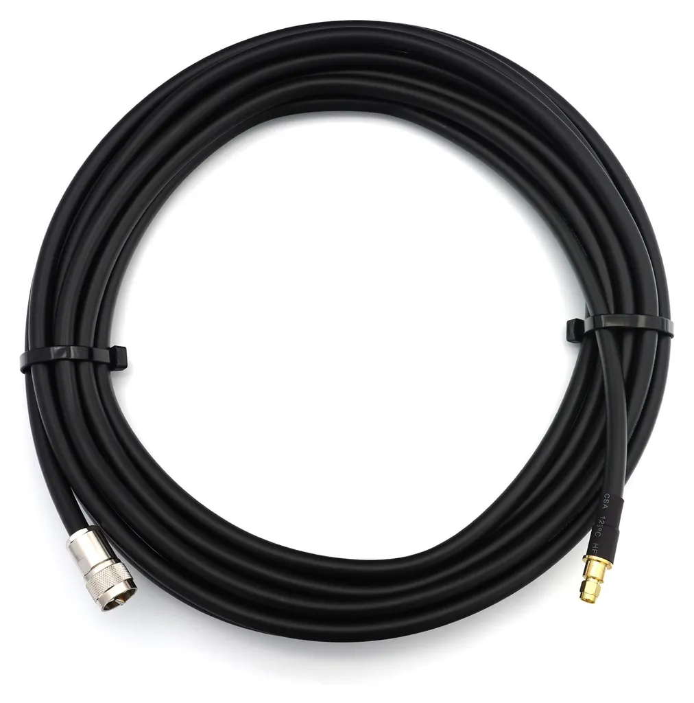 cavo coassiale da 3 m con spina SMA a PL259 UHF IP67 impermeabile - Cavo di prolunga flessibile HF400 in rame pieno da 50 Ohm (equivalente LMR400 UF UltraFlex) - per HAM CB SWR Meter Amatoriale RF a onde corte - 3