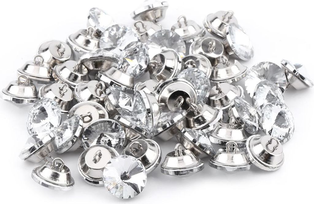50 TEILE/LOS Strass Kristall Knöpfe Nähen Sofa DIY Handgemachte Handwerk Dekoration 25MM