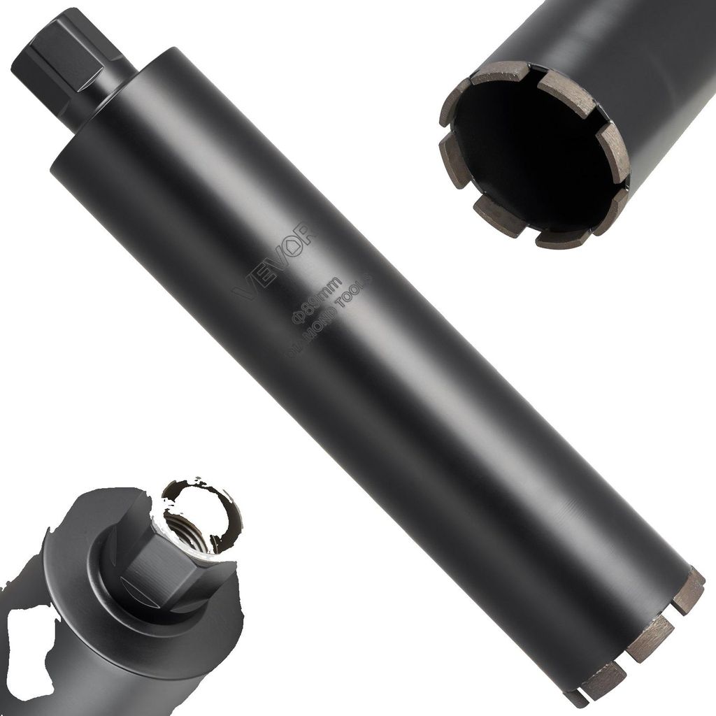 Trépan de carottage VEVOR Couronne de forage φ 89 mm 356 mm Image du produit 