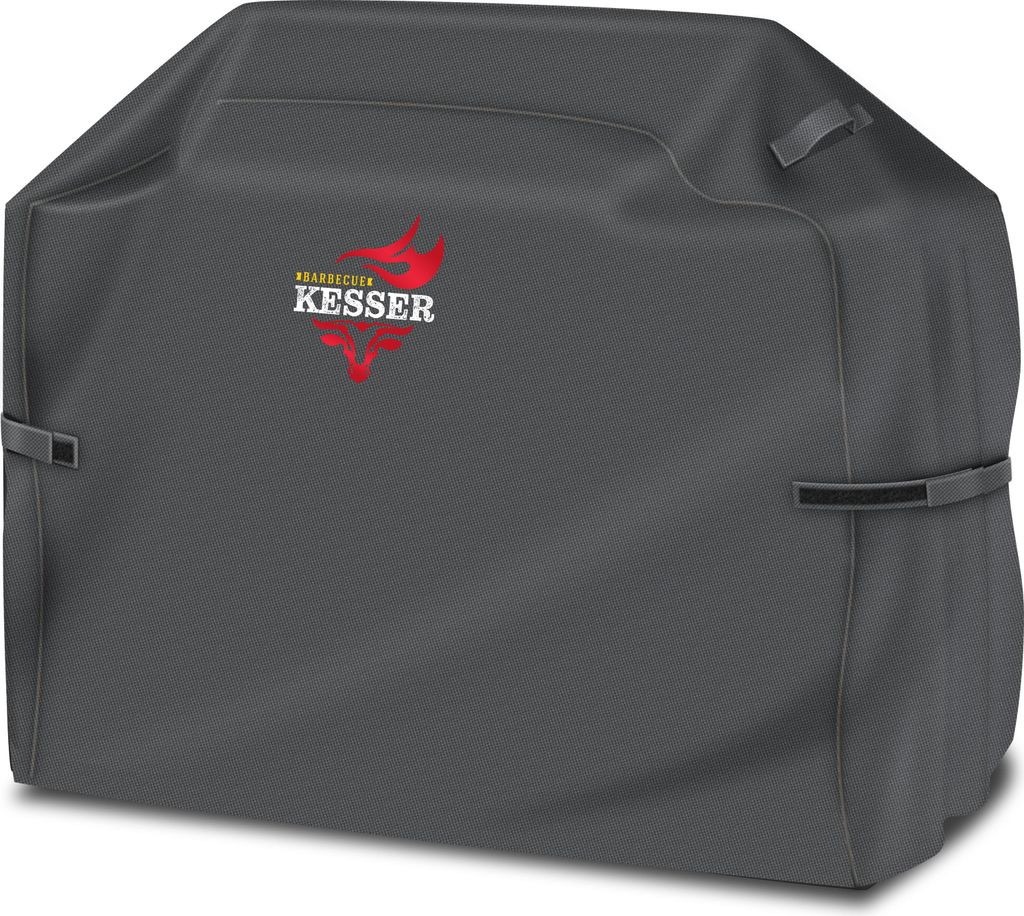 KESSER Premium BBQ Grillabdeckung Gasgrill Grillhaube Abdeckung Wetterfest - für Weber, Brinkmann, Char Broil Grill Abdeckhaube Schutzhülle | 6...