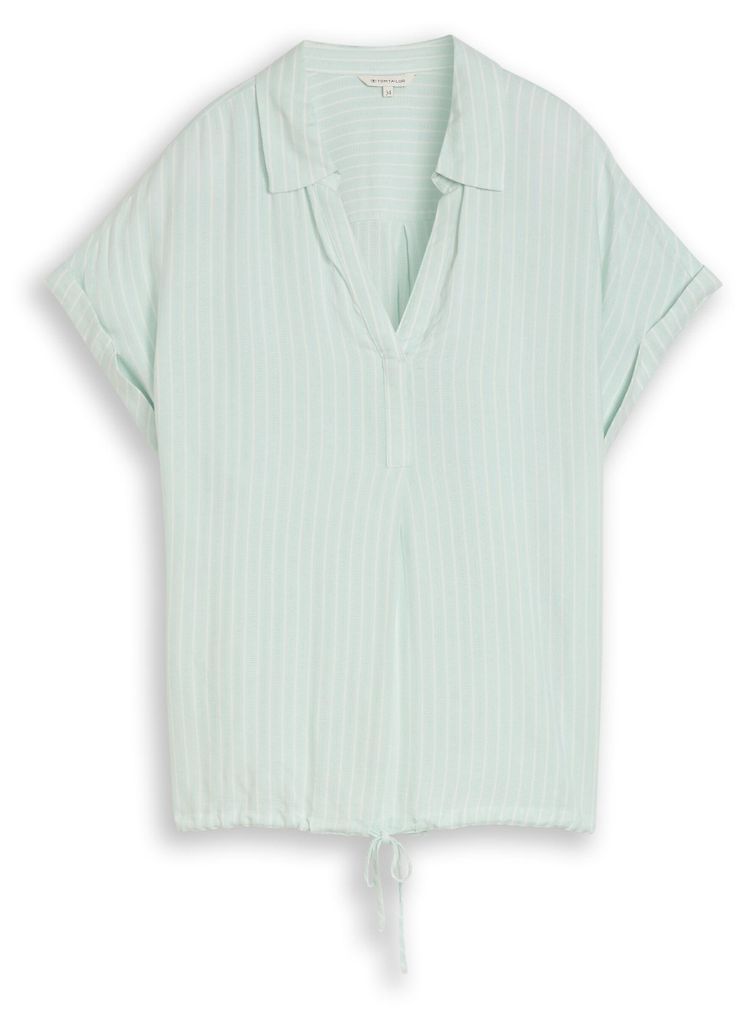 Loose Fit Bluse mit Streifenmuster