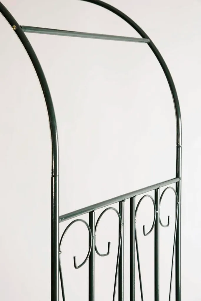 Arche à Roses CLP Arcs de 60 cm en Fer Vert avec Poids Élevé Robuste - 11