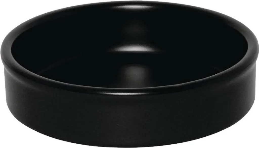 6 Ciotoline Nere Rustiche Olympia 13,4cm - Ideali per Aperitivi e Salse