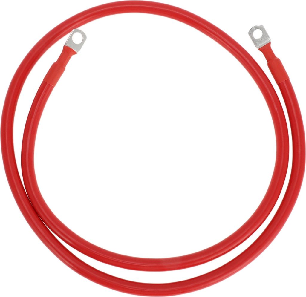 1 Stk. Batterie-Wechselrichterkabel 2 AWG Gauge 4,5FT 3/8" Lug 5/16" Lug Batteriekabel Universal für Auto Fahrzeug Boot Wohnmobil Solar verzinntes...