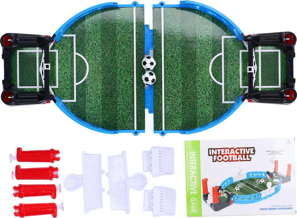 Jeu de foot de table interactif pour réduire l'écran et s'amuser