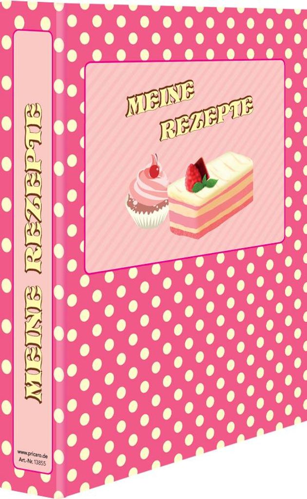 PRICARO Rezeptordner "Retro", A4, 1 Stück
