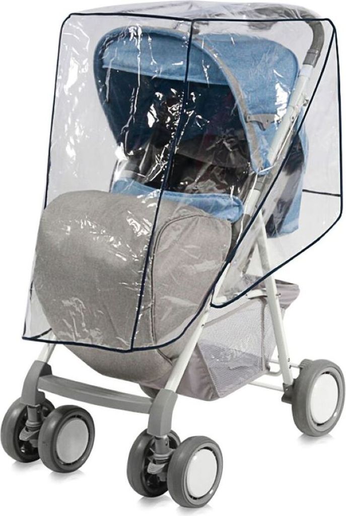 Lorelli Universal Regenschutz, fr Kinderwagen oder Buggy, fr alle Einsitzer transparent