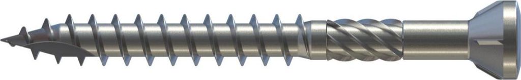 Reisser Terrassenschraube C1, Linsensenkkopf, 5,0, Teilgewinde (L1), TX 25, Martensitischer Edelstah