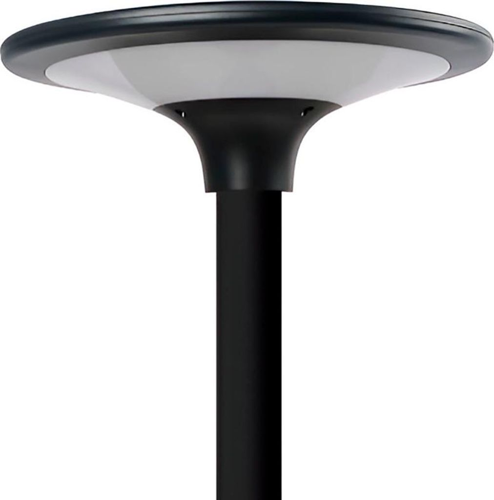 LED-Solarleuchte schwarz, IP65, 20 W, 2300–4000 K