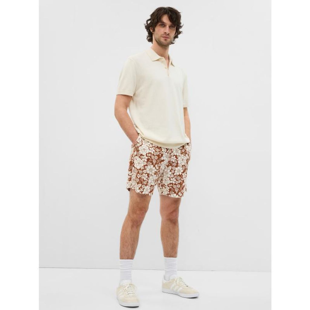 Shorts mit příměsí lnu GAP