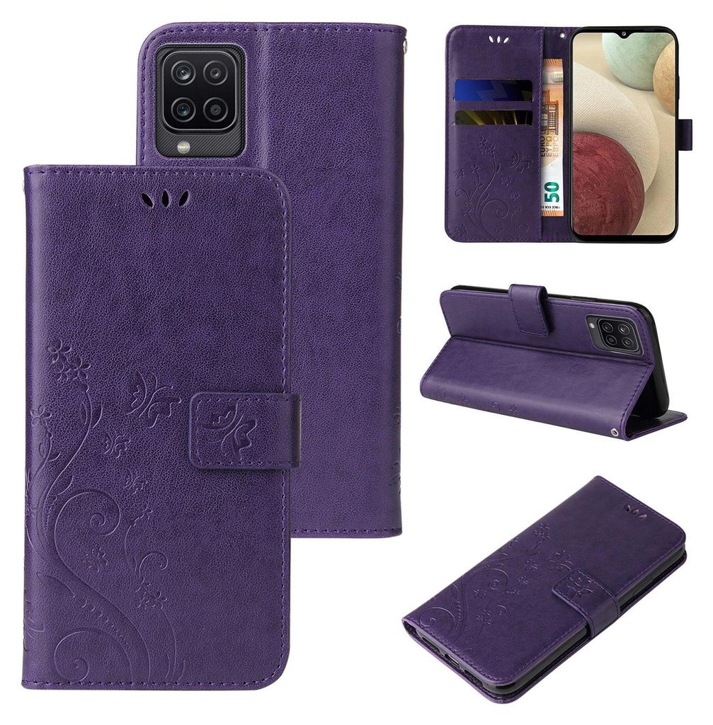 Handyhülle für Samsung Galaxy A12 Floral Blumen Produktbild 