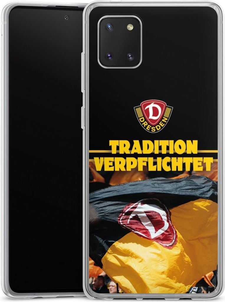 DeinDesign Handyhülle für Samsung Galaxy Note 10 lite Silikon Hülle Case Smartphone Schutzhülle Fanartikel SG Dynamo Dresden SGD