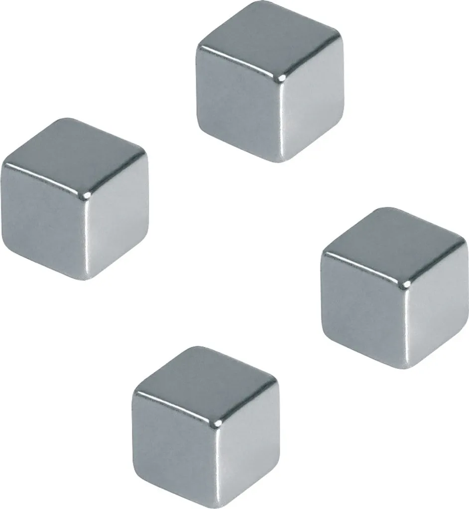 Magneti Cubici FRANKEN 10mm Cromo - Creatività e Tenuta Neodimio