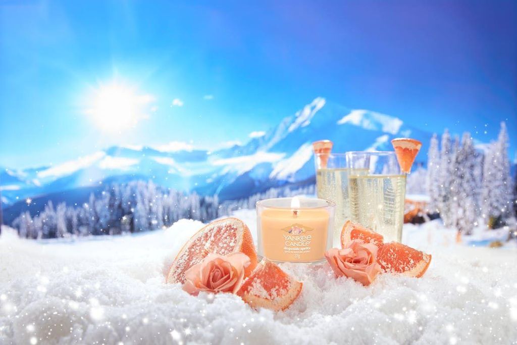 Yankee Candle Slopeside Spritz Glasvotivkerze 37g