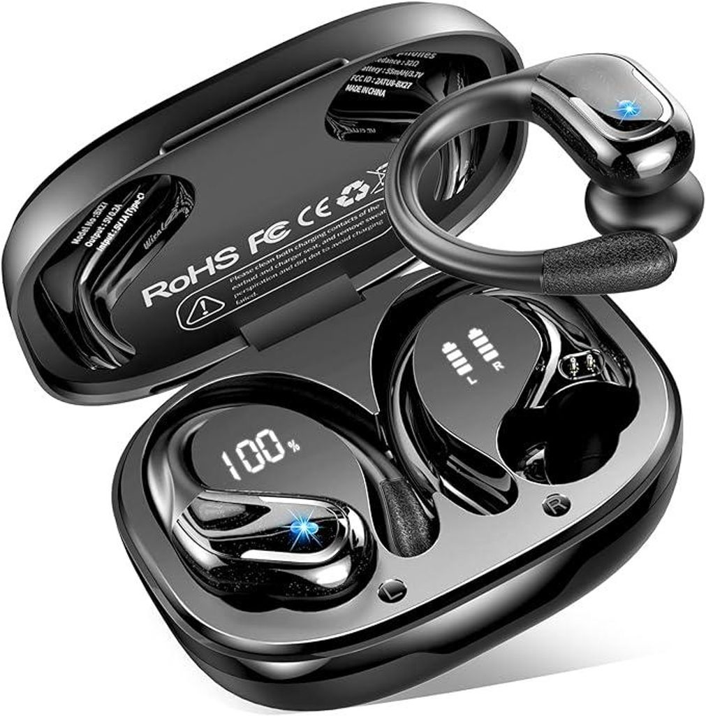 In-Ear-Kopfhörer Sport, 75Std Kopfhörer Bluetooth, Produktbild 