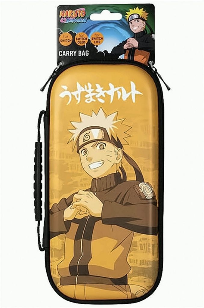 Konix Naruto Housse, Hartschalenkoffer, Nintendo, Mehrfarbig, Polyvinylchlorid (PVC), Nintendo Switch, Reißverschluss