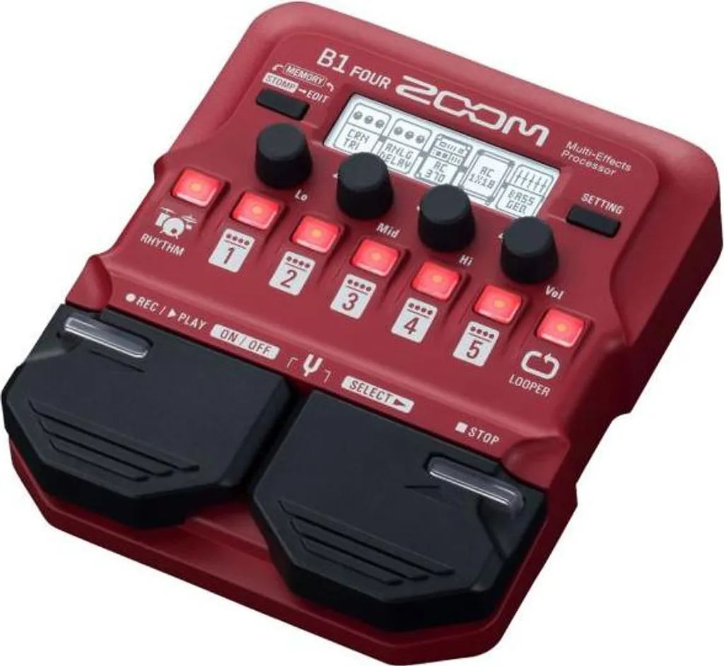Multi-Effets Basse Zoom B1 FOUR : Processeur de Modélisation avec Secteur - 2