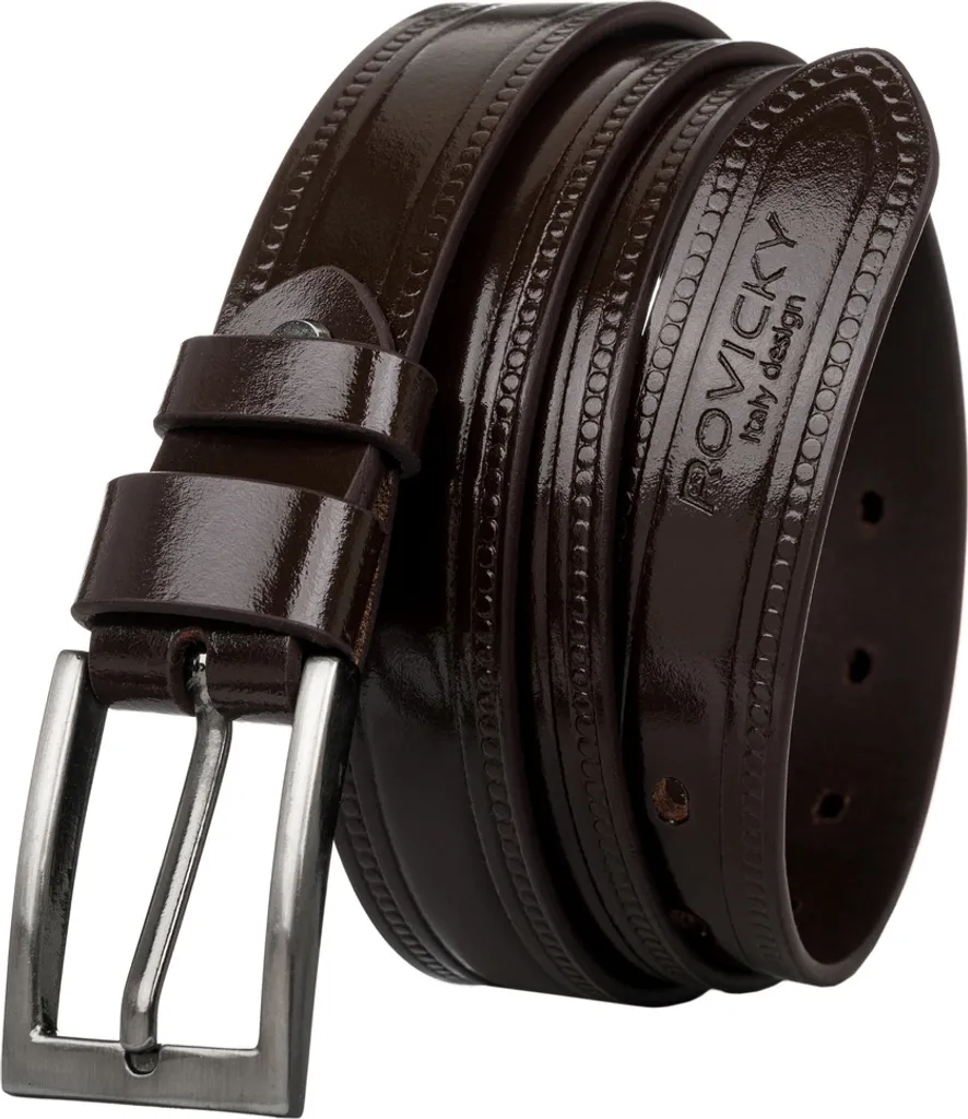 Rovicky Cinture con fibbia classica Teyaki marrone Taglia unica