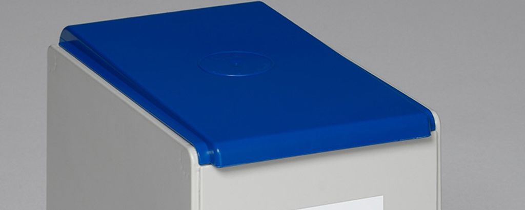 Deckel für Abfall- und Wertstoffsammelsystem 40 Liter | Kunststoff | Blau