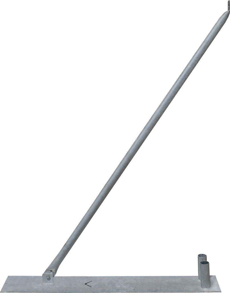 Schake Mobilzaun-Stützstrebe für 2,00m Bauzaun inkl. Bodenplatte