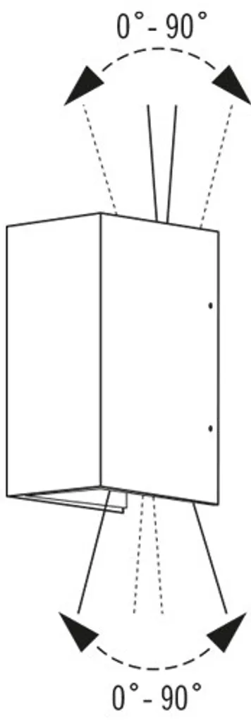 Applique Extérieure Anti-Éblouissement Anthracite à Faisceau Modulable - 19