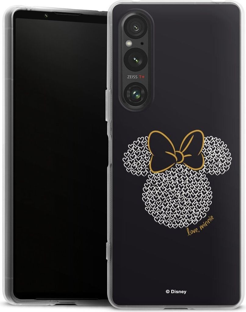 DeinDesign Handyhülle für Sony Xperia 1 V Silikon Hülle Case Smartphone Schutzhülle Disney Minnie Mouse Muster