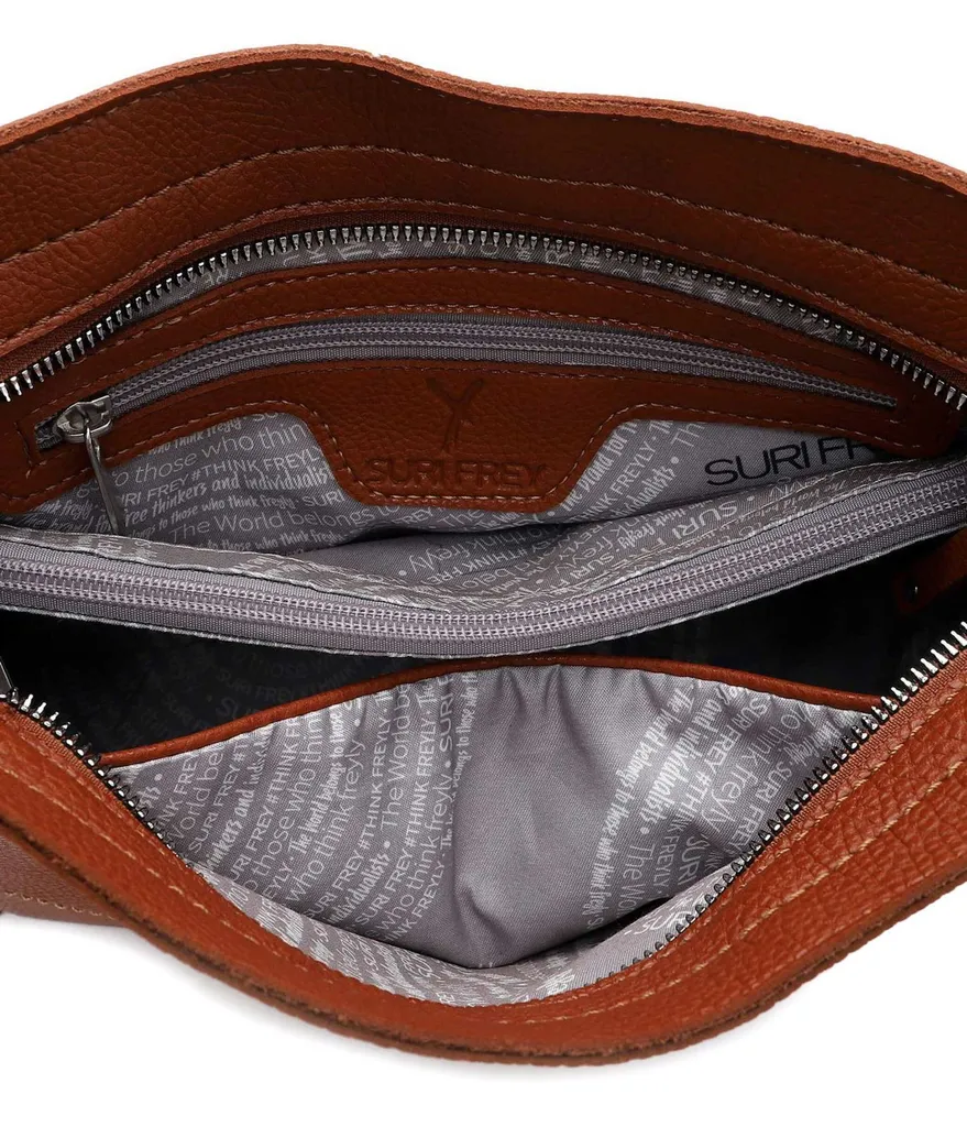 Sac à main SURI FREY Misty Cognac idéal pour le travail et le quotidien - 4