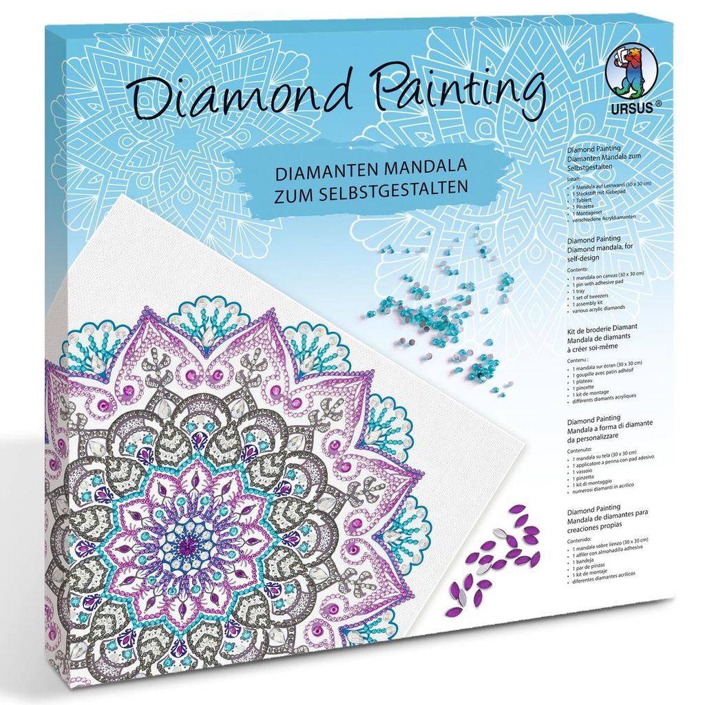 URSUS Diamond Painting Mandala Set 12 Produktbild 