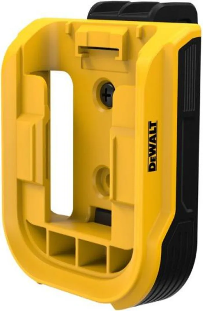Support de Batterie DEWALT XR 18V - Fixation Murale Robuste en ABS Noir