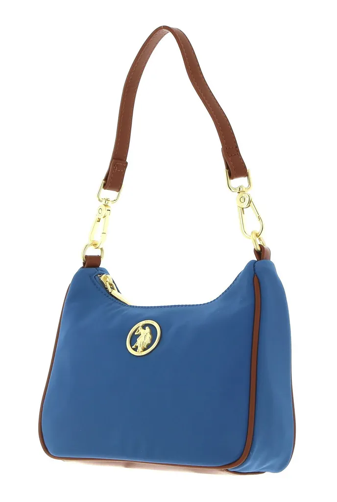 Recensione U.S. POLO ASSN. Houston Hobo Bag - Borsa Celeste e Tan - 2