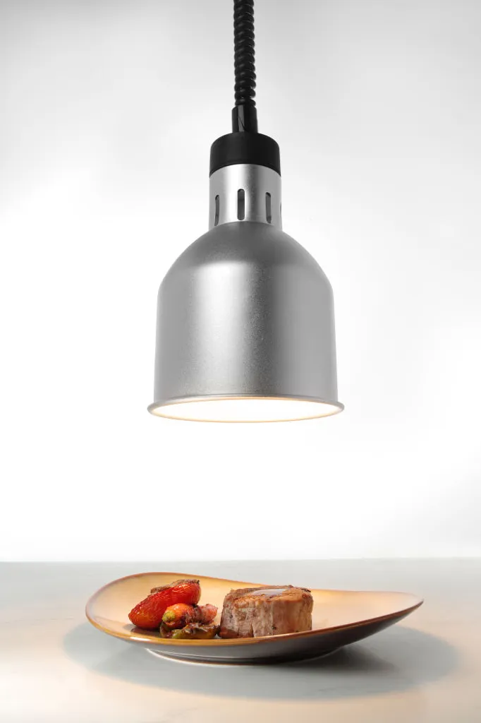 Lampe chauffante rétractable Hendi noire 250W cylindre réglable - 7
