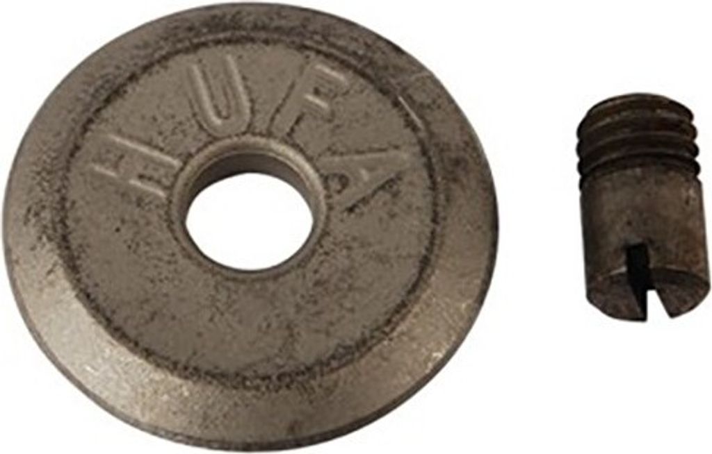 HM-Ersatzrad, Original HUFA 20x3mm, Bohrung 5mm,mit Achse Produktbild 1