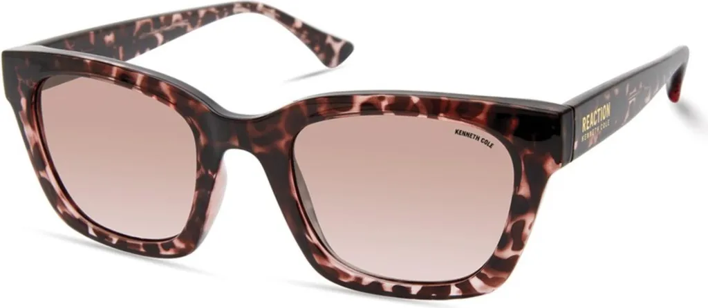 Lunettes de soleil femme forme œil de chat Kenneth Cole KC2964 marron