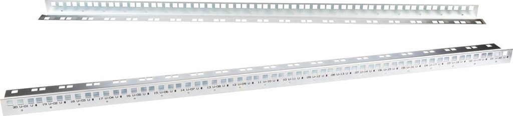 ROLINE 19-Zoll Profilschienen 20 HE, für outdoor Wandgehäuse Pro