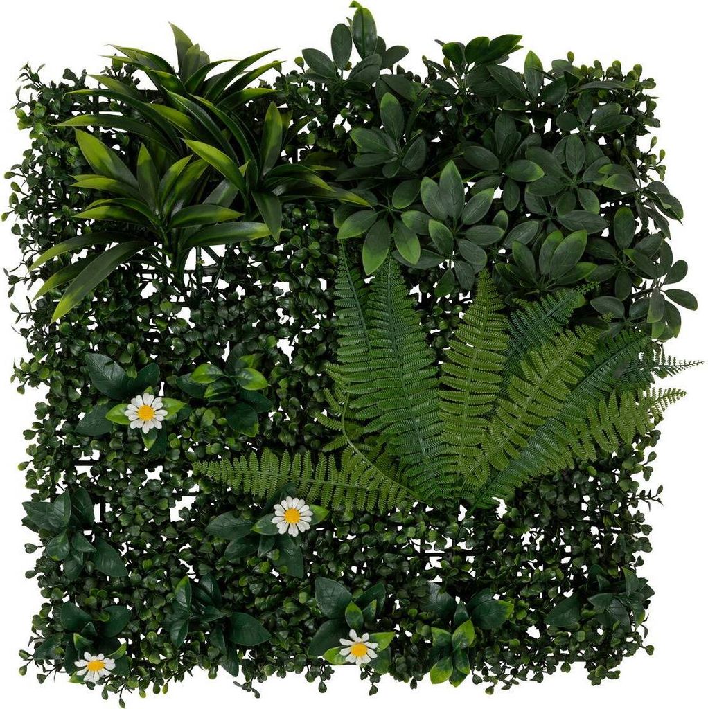 Dschungel-pflanzenquadrat "izy" grün 50x50cm - Atmosphera créateur d'intérieur