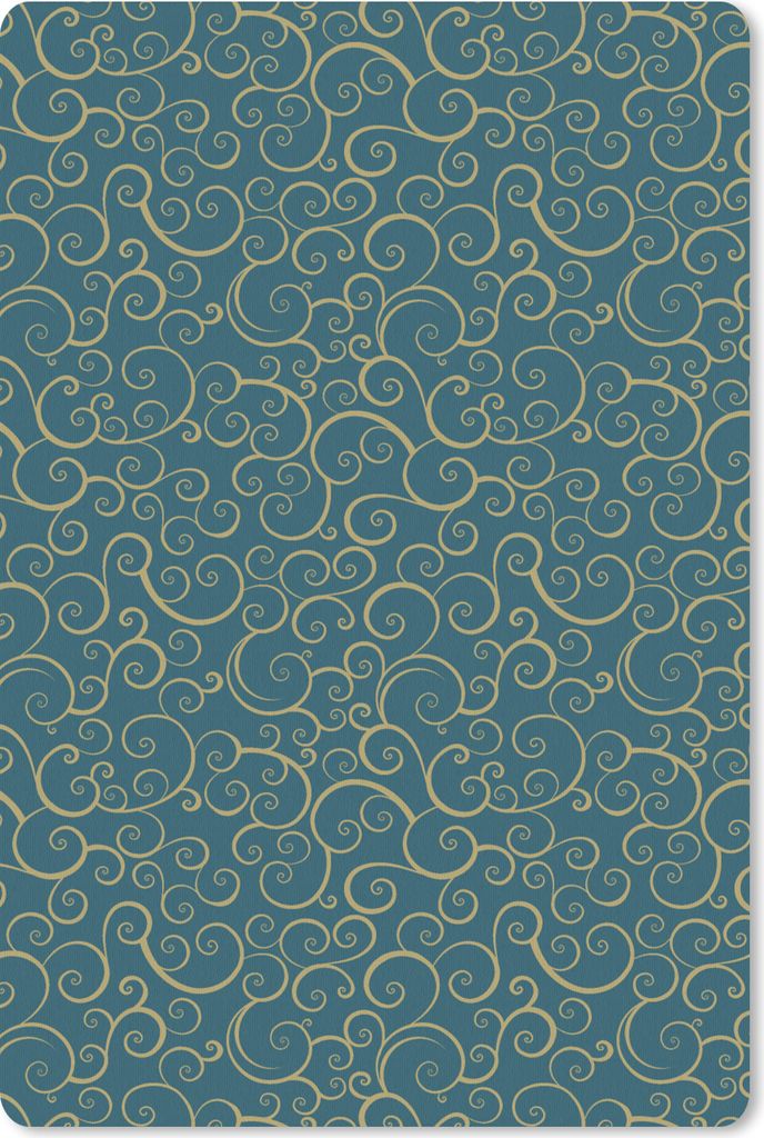MuchoWow Mauspad Mousepad Muster - Wellen - Spirale 18x27 cm - Mousepads - Maus Mat - Pad - Mausunterlage
