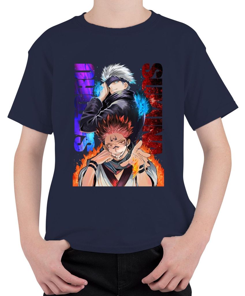 Koszulka dziecięca uni  Jujutsu Kaisen Gojo Satoru Sukuna Zdjęcie produktu 