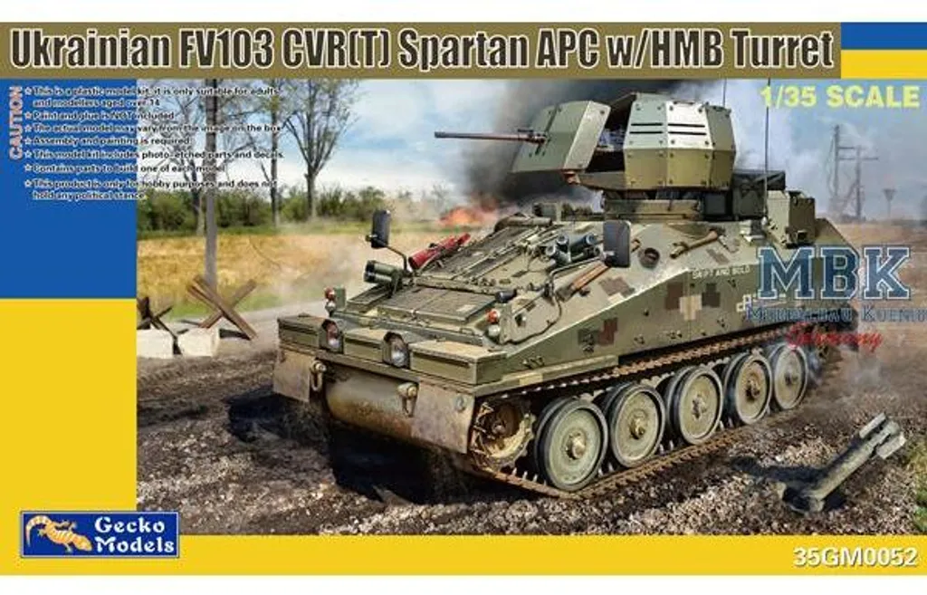 Maquette Blindée FV103 Spartan CVR(T) pour Diorama Militaire Échelle 1/35
