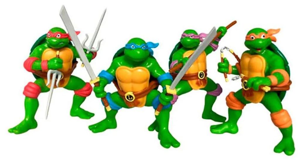 Figure TMNT in TD, in 4 parti. Immagine del prodotto 