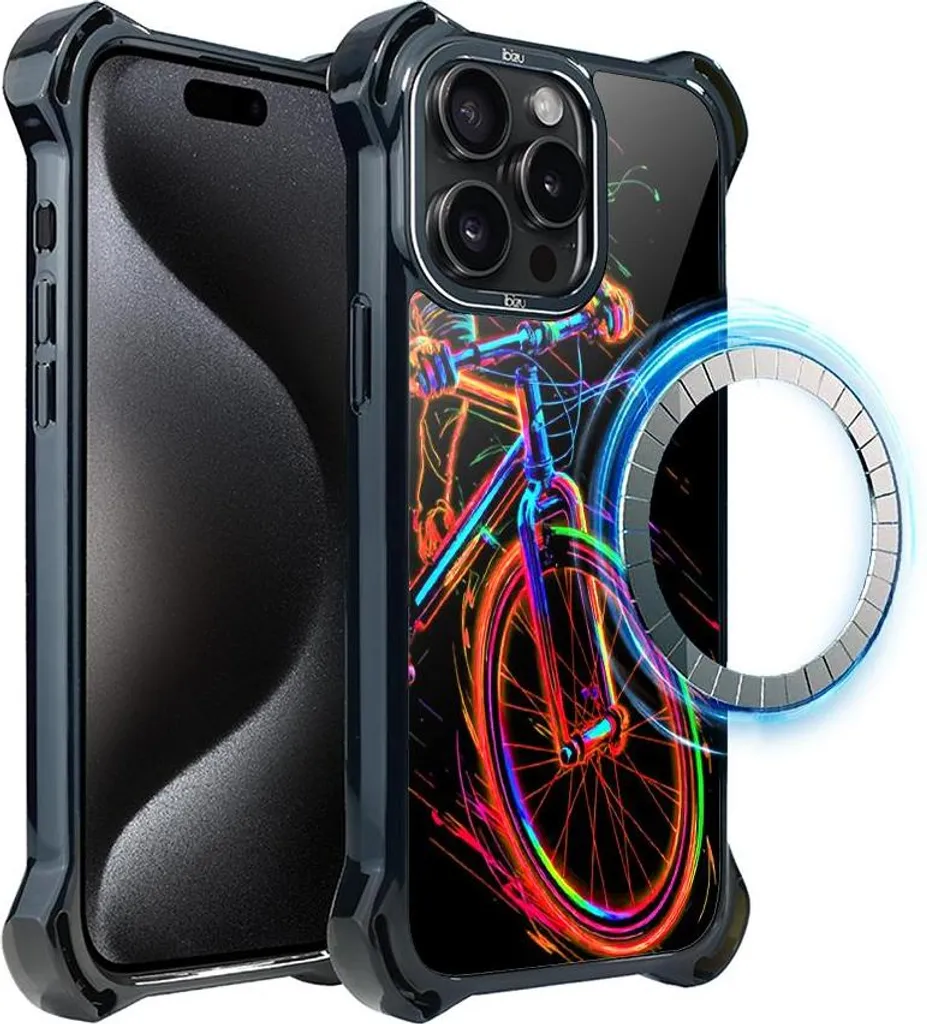 Custodia iPhone 15 Pro Max IBIZU MagSafe DropGuard Ultra Bici