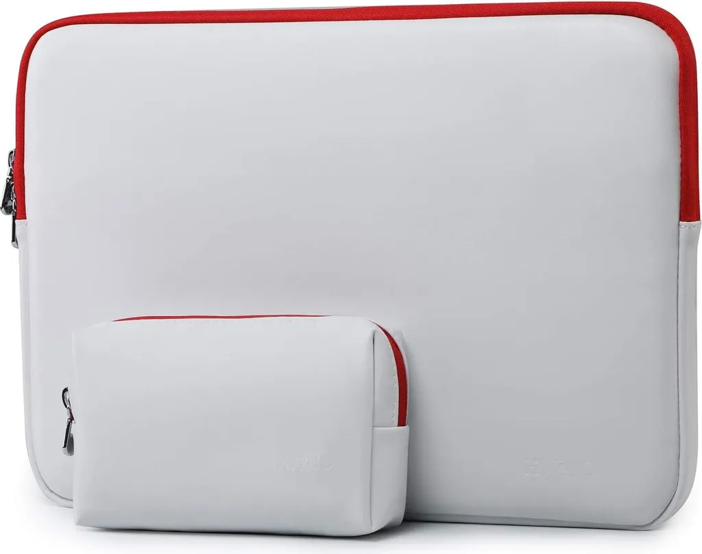 Housse de protection tablette 13,5 pouces anti-rayures blanc rouge