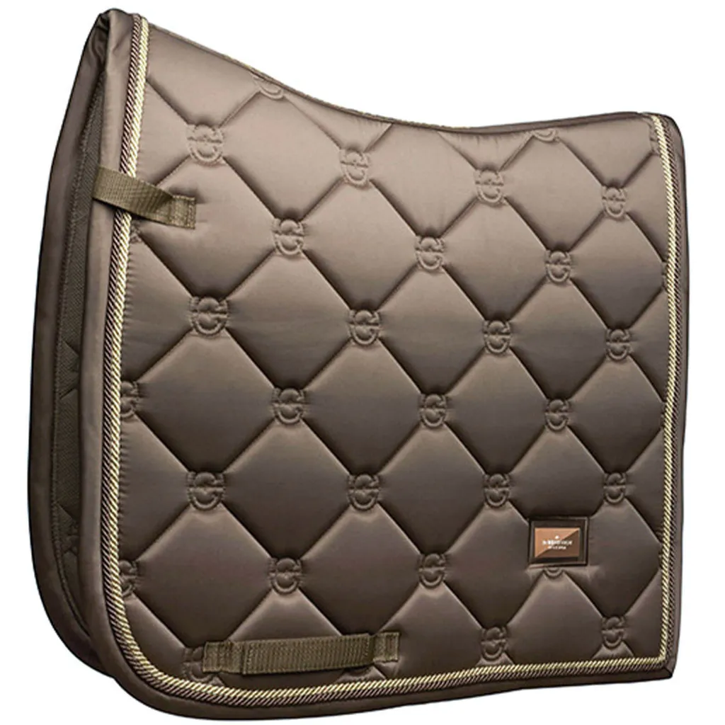 Chabraque dressage satinée Champagne Equestrian Stockholm Full Luxe
