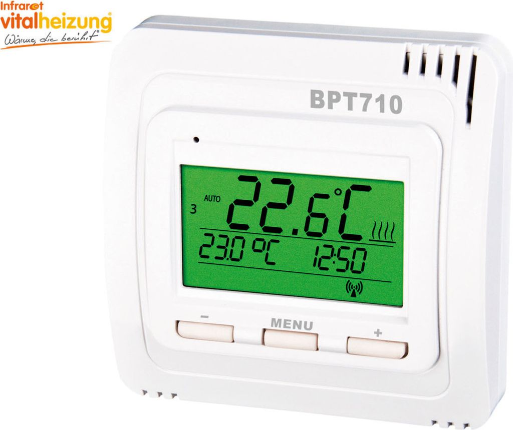 Funkthermostaat Vitalheizung BT710, wit Productafbeelding 