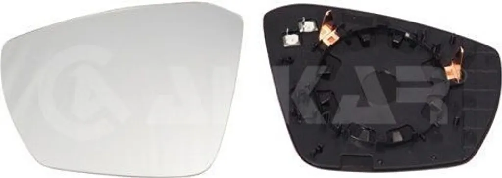Miroir de rétroviseur ALKAR 6431531 gauche pour T-Cross et Octavia III