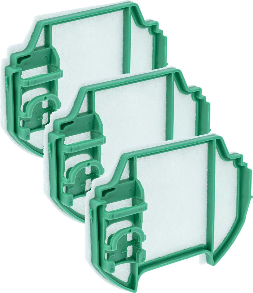 vhbw 3x Motorschutz-Filter Ersatz für Vorwerk MSF7 für Staubsauger